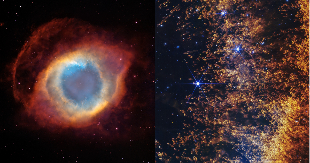 El telescopio James Webb captó la sorprendente nebulosa "Ojo de Dios ...