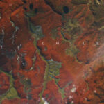 La NASA captó cómo la Patagonia chilena se está tiñendo de rojo