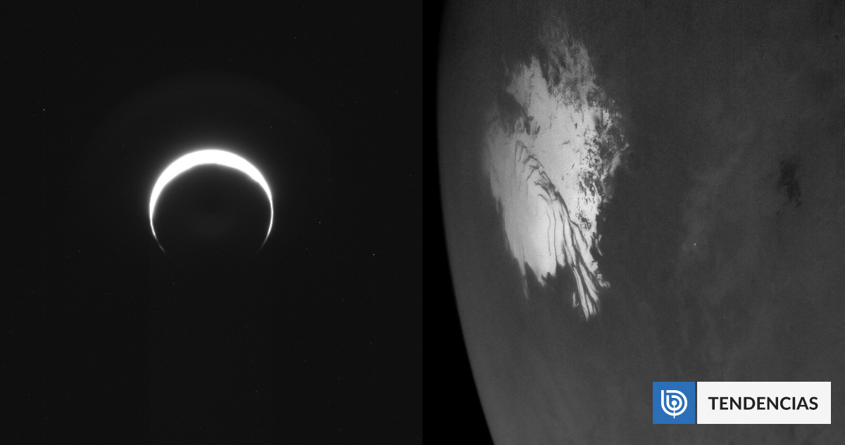 Una sonda espacial de la NASA se acercó a Marte y esto fue lo que vio