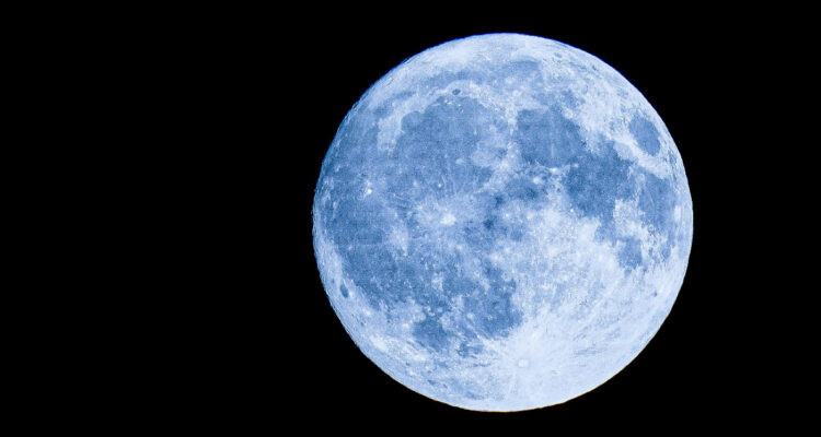 Foto de una Luna llena para ilustrar nota sobre la Luna Azul