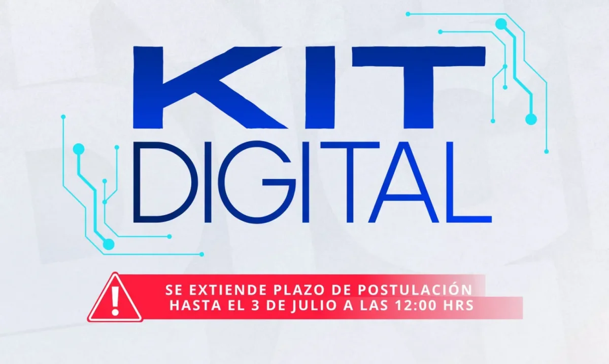 Extienden plazo para postular al fondo concursable Kit Digital 2026