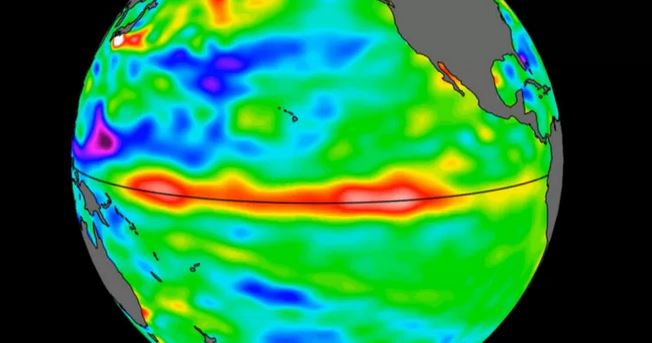 NASA detectó la gigante onda caliente que anuncia la llegada de El Niño