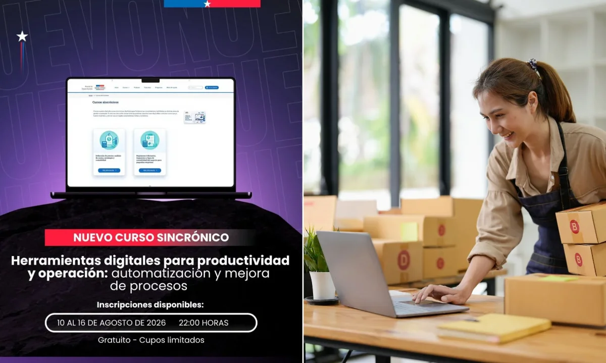 Abren inscripciones a nuevo curso de herramientas digitales de Sercotec