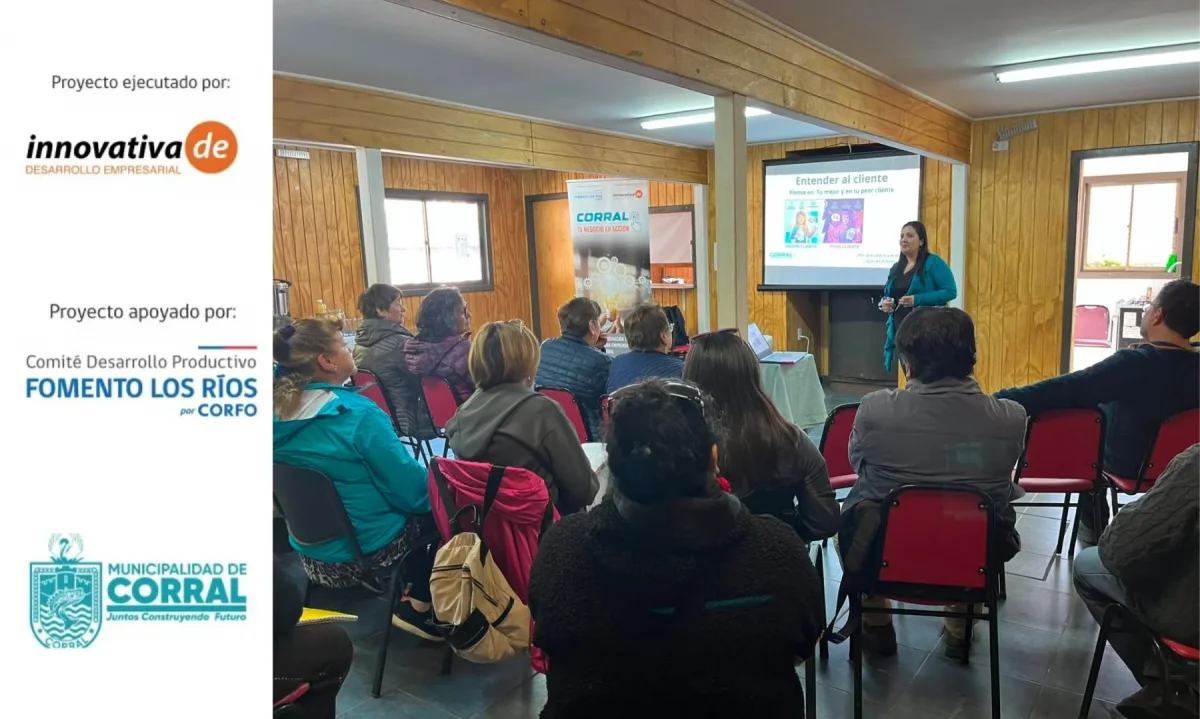 Emprendedores de Corral fortalecen sus capacidades para innovar y hacer crecer sus negocios