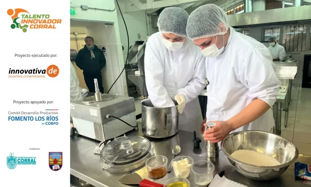 Estudiantes de Corral transforman sus ideas en prototipos alimentarios reales