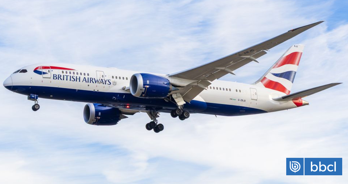 British Airways ajusta sus vuelos a Santiago y Chile quedará con solo tres rutas directas a Europa