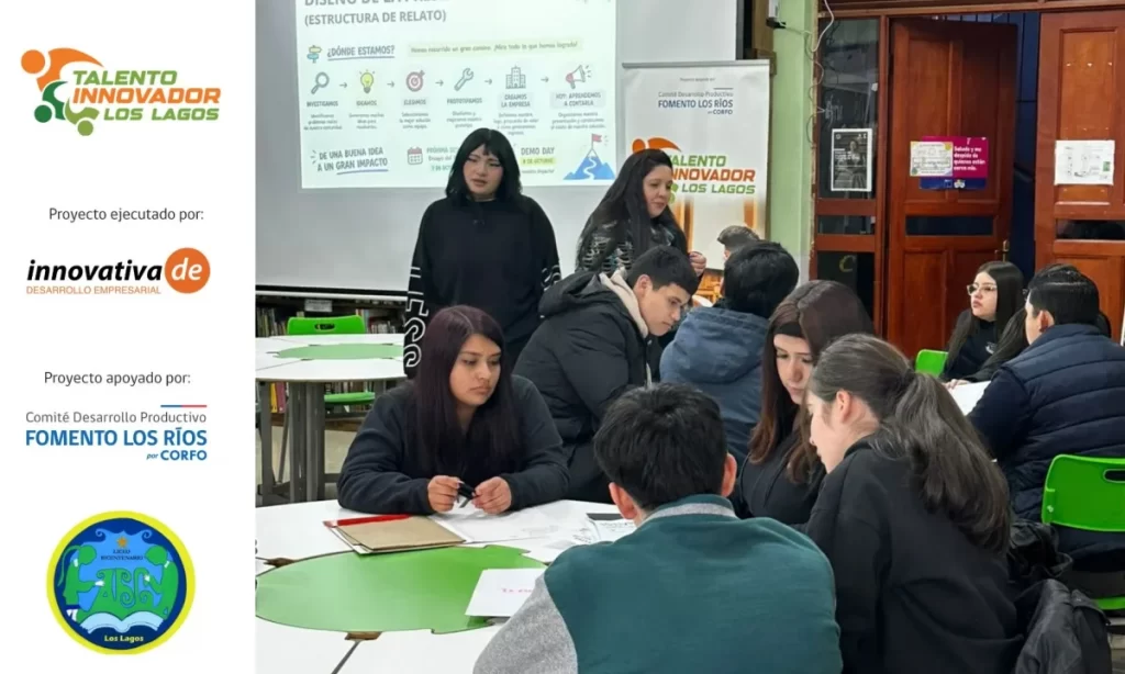 Estudiantes de Los Lagos avanzan en construcción de propuestas de valor para sus soluciones innovadoras